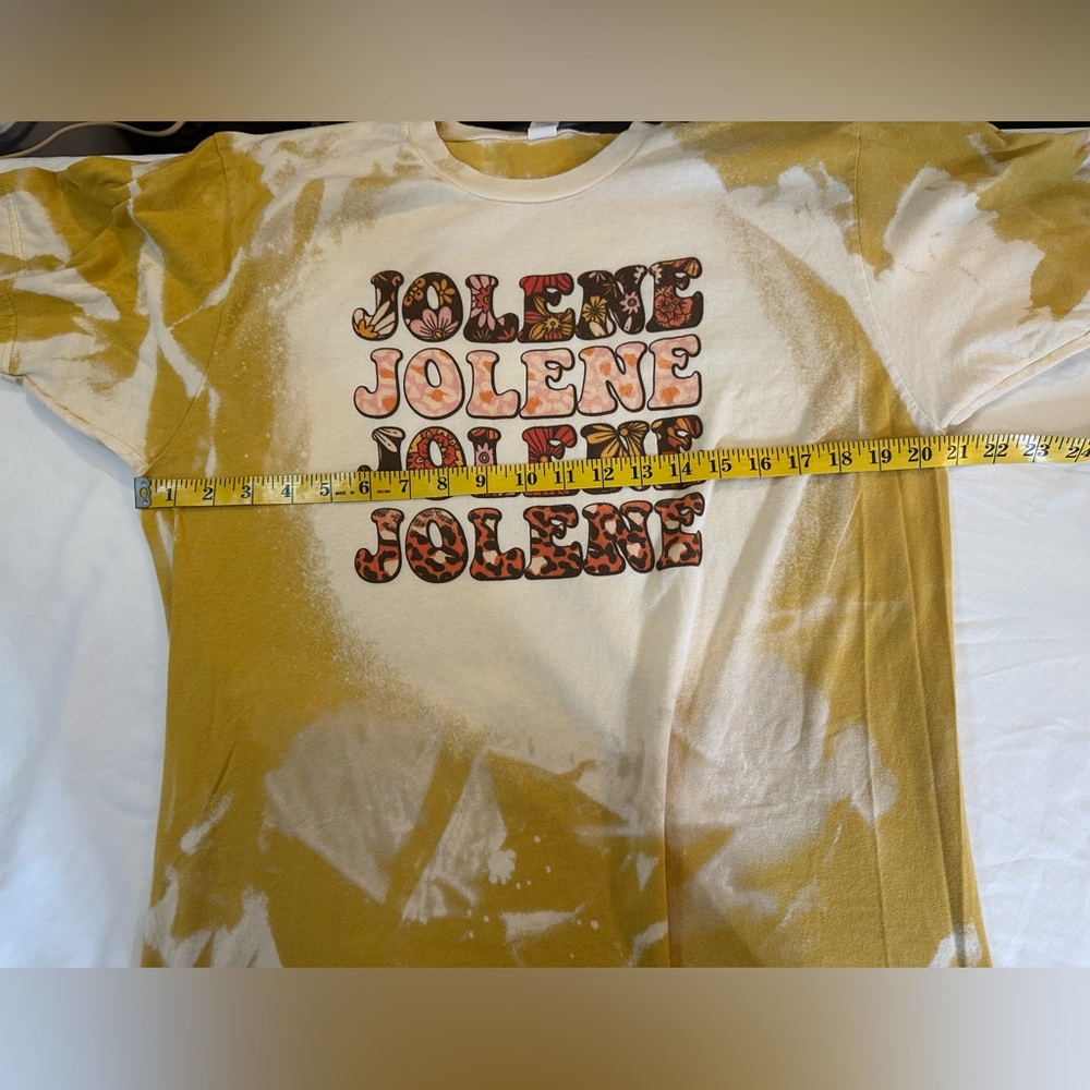 Jolene Western Cowgirl Tee Womens L Fall Festive Retro Rodeo Vibes - Picture 5 of 6